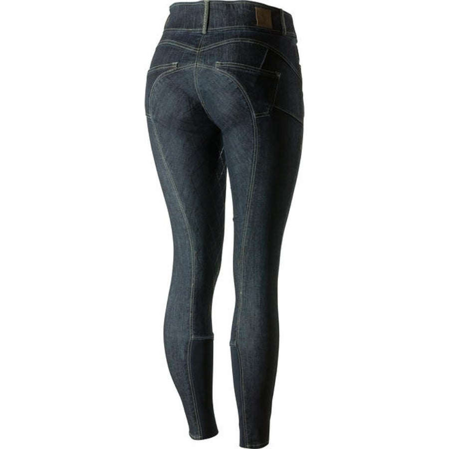 Horze Victoria Silicone Full Seat Denim Breeches